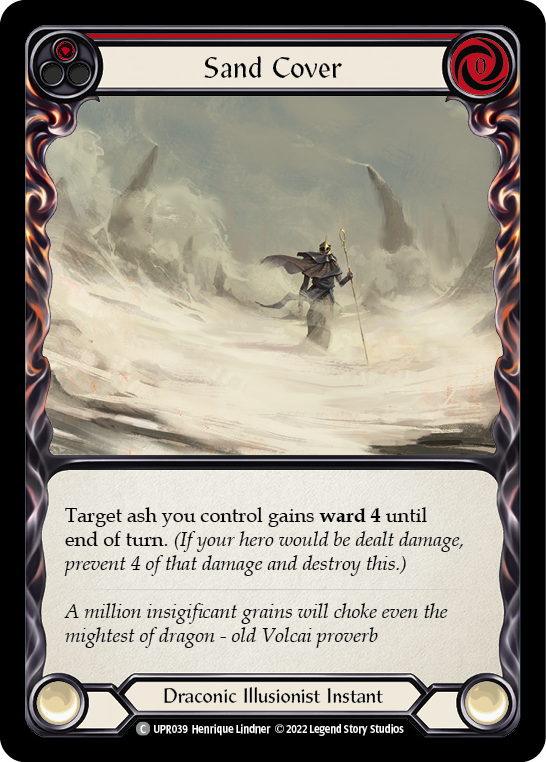 Sand Cover (Red) - Flesh and Blood TCG - MoxLand