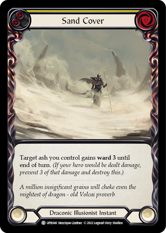 Sand Cover (Yellow) - Flesh and Blood TCG - MoxLand