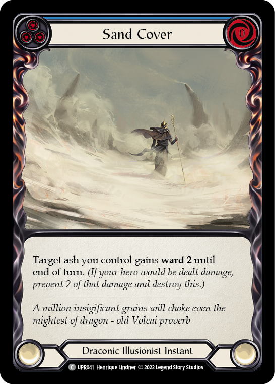 Sand Cover (Blue) - Flesh and Blood TCG - MoxLand