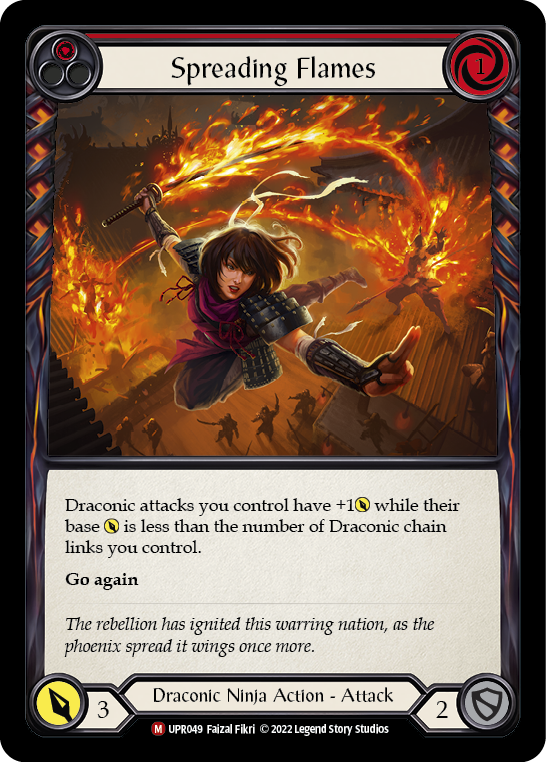 Spreading Flames (Red) - Flesh and Blood TCG - MoxLand
