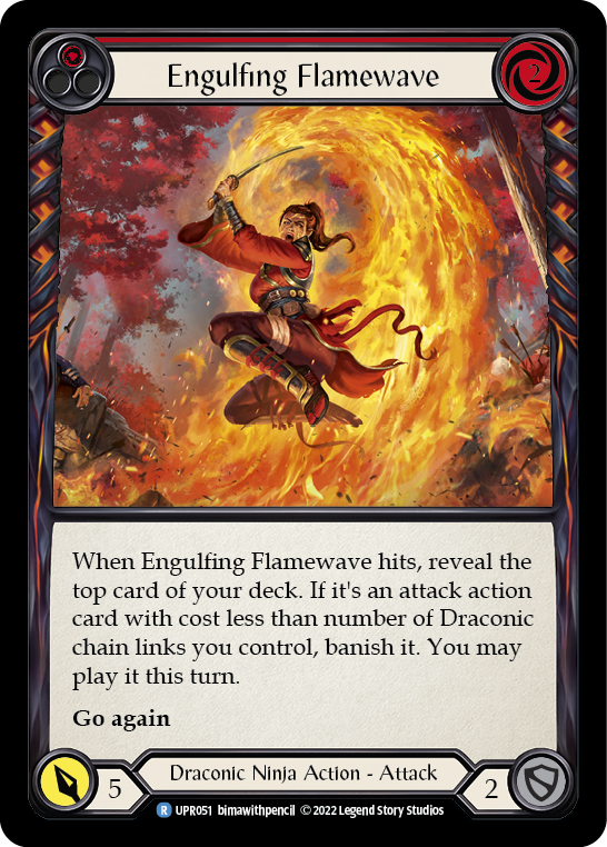 Engulfing Flamewave (Red) - Flesh and Blood TCG - MoxLand