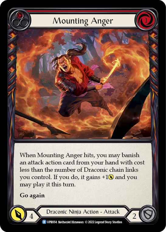 Mounting Anger (Red) - Flesh and Blood TCG - MoxLand