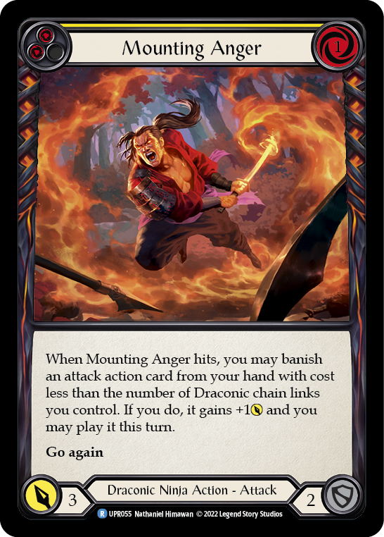 Mounting Anger (Yellow) - Flesh and Blood TCG - MoxLand