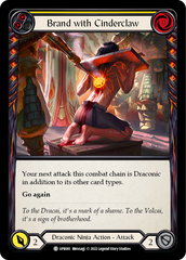 Brand with Cinderclaw (Yellow) - Flesh and Blood TCG - MoxLand