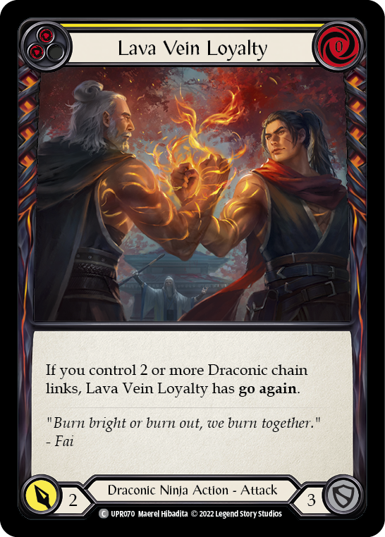 Lava Vein Loyalty (Yellow) - Flesh and Blood TCG - MoxLand