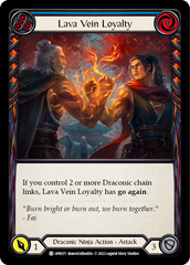 Lava Vein Loyalty (Blue) - Flesh and Blood TCG - MoxLand