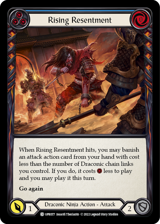 Rising Resentment (Blue) - Flesh and Blood TCG - MoxLand