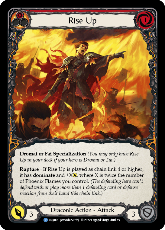 Rise Up (Red) - Flesh and Blood TCG - MoxLand