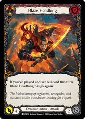Blaze Headlong (Red) - Flesh and Blood TCG - MoxLand