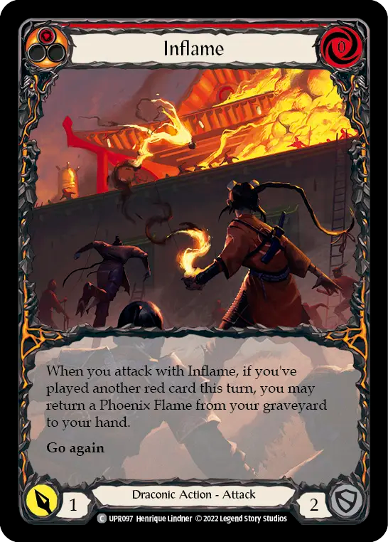 Inflame (Red) - Flesh and Blood TCG - MoxLand