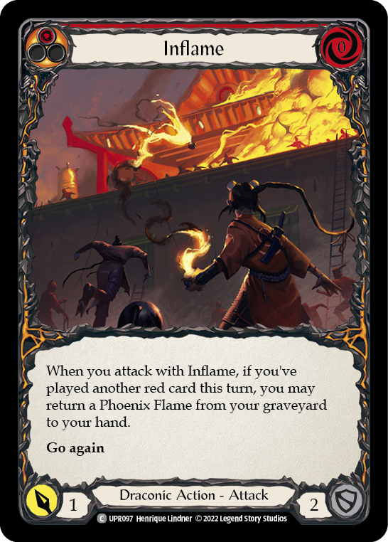 Inflame (Red) - Flesh and Blood TCG - MoxLand