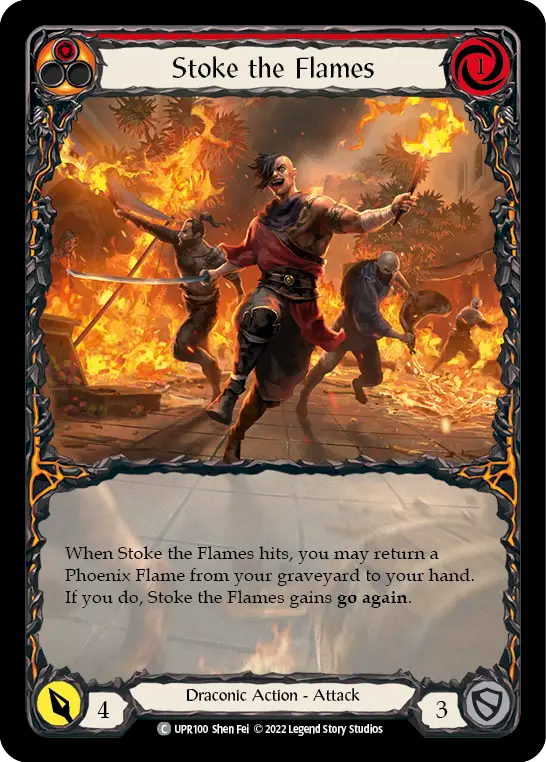 Stoke the Flames (Red) - Flesh and Blood TCG - MoxLand