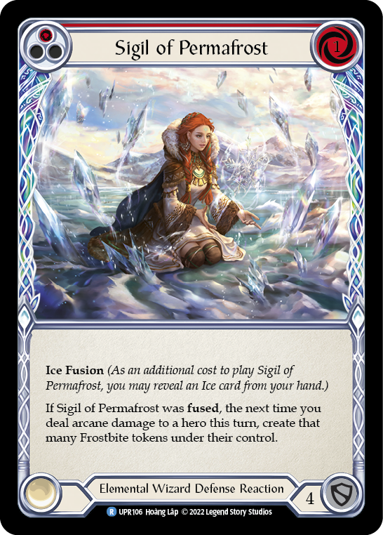 Sigil of Permafrost (Red) - Flesh and Blood TCG - MoxLand