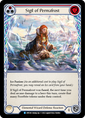 Sigil of Permafrost (Red) - Flesh and Blood TCG - MoxLand
