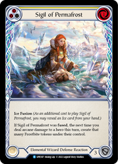 Sigil of Permafrost (Yellow) - Flesh and Blood TCG - MoxLand