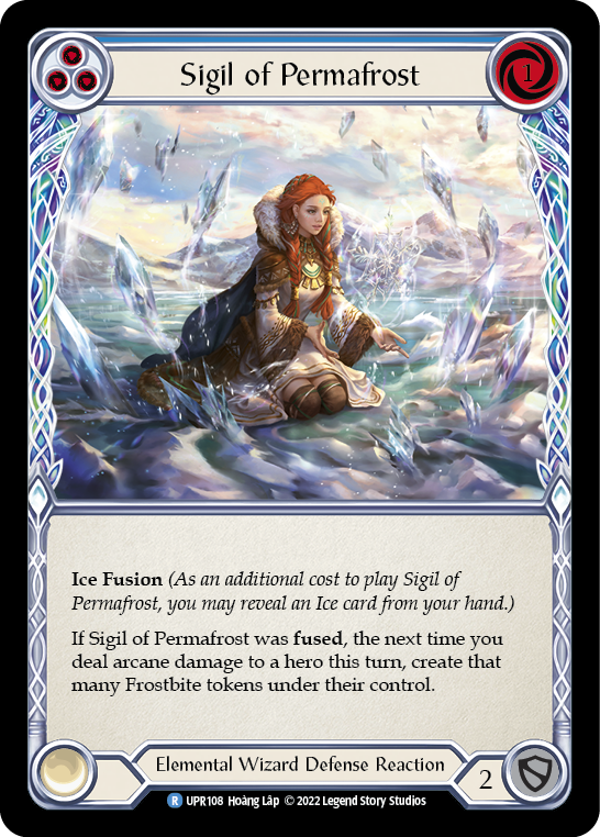 Sigil of Permafrost (Blue) - Flesh and Blood TCG - MoxLand