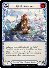 Sigil of Permafrost (Blue) - Flesh and Blood TCG - MoxLand