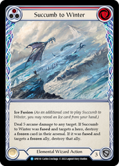 Succumb to Winter (Red) - Flesh and Blood TCG - MoxLand