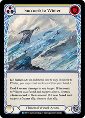 Succumb to Winter (Yellow) - Flesh and Blood TCG - MoxLand