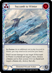 Succumb to Winter (Blue) - Flesh and Blood TCG - MoxLand