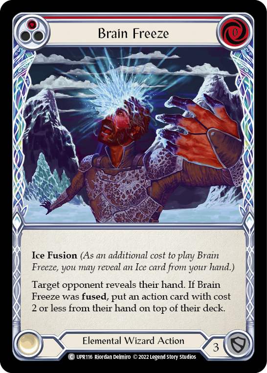 Brain Freeze (Red) - Flesh and Blood TCG - MoxLand