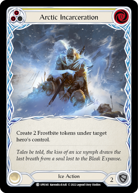 Arctic Incarceration (Yellow) - Flesh and Blood TCG - MoxLand