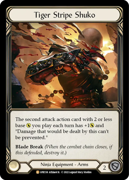 Tiger Stripe Shuko - Flesh and Blood TCG - MoxLand