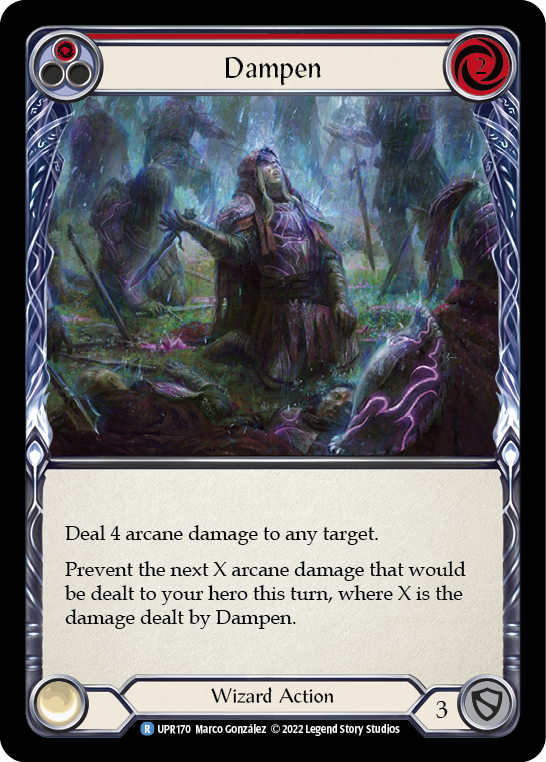 Dampen (Red) - Flesh and Blood TCG - MoxLand