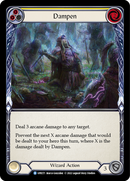 Dampen (Yellow) - Flesh and Blood TCG - MoxLand
