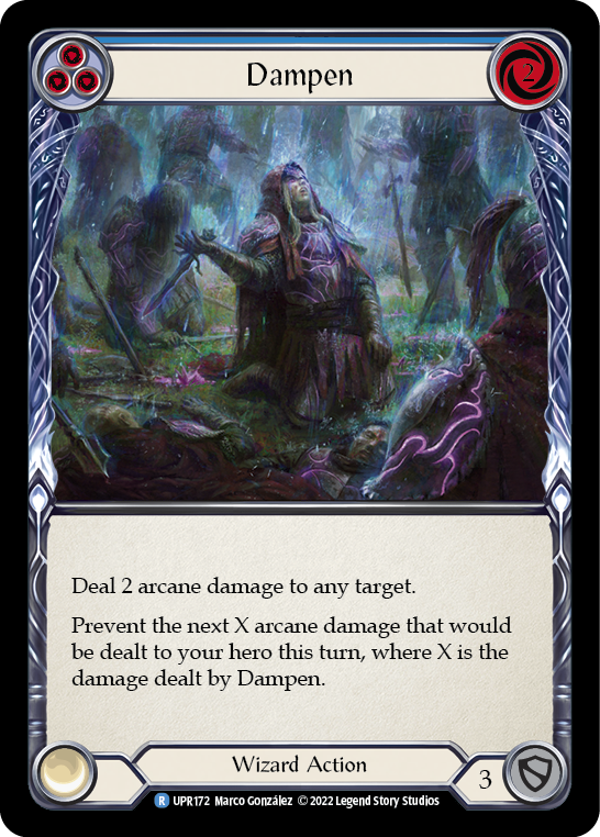Dampen (Blue) - Flesh and Blood TCG - MoxLand