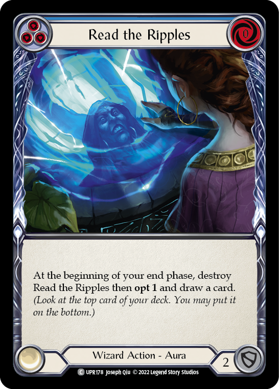 Read the Ripples (Blue) - Flesh and Blood TCG - MoxLand