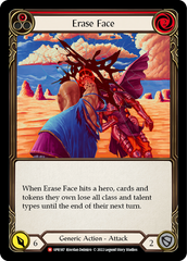 Erase Face (Red) - Flesh and Blood TCG - MoxLand