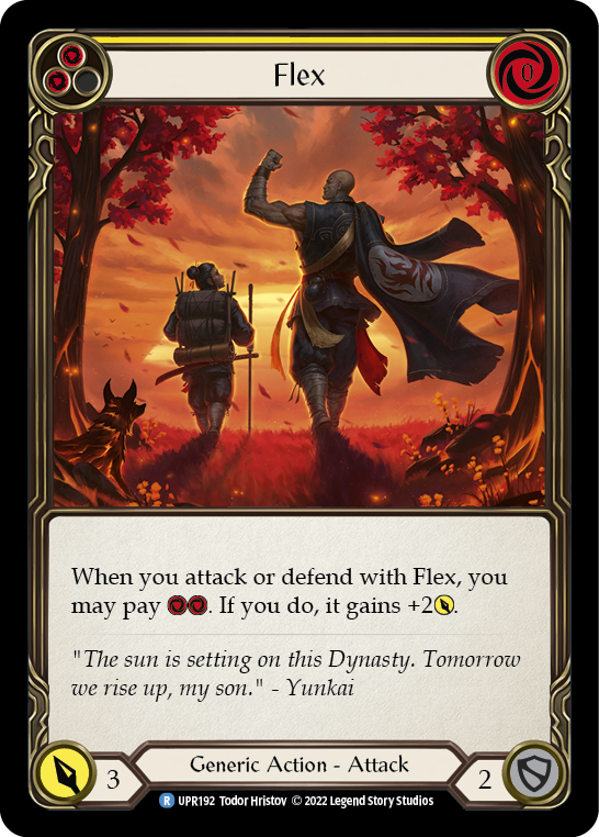 Flex (Yellow) - Flesh and Blood TCG - MoxLand