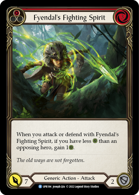 Fyendal's Fighting Spirit (Red) - Flesh and Blood TCG - MoxLand