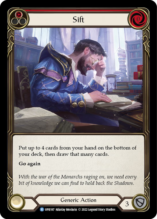 Sift (Red) - Flesh and Blood TCG - MoxLand
