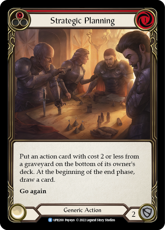 Strategic Planning (Red) - Flesh and Blood TCG - MoxLand