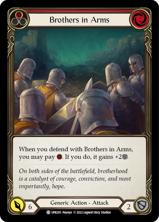 Brothers in Arms (Red) - Flesh and Blood TCG - MoxLand