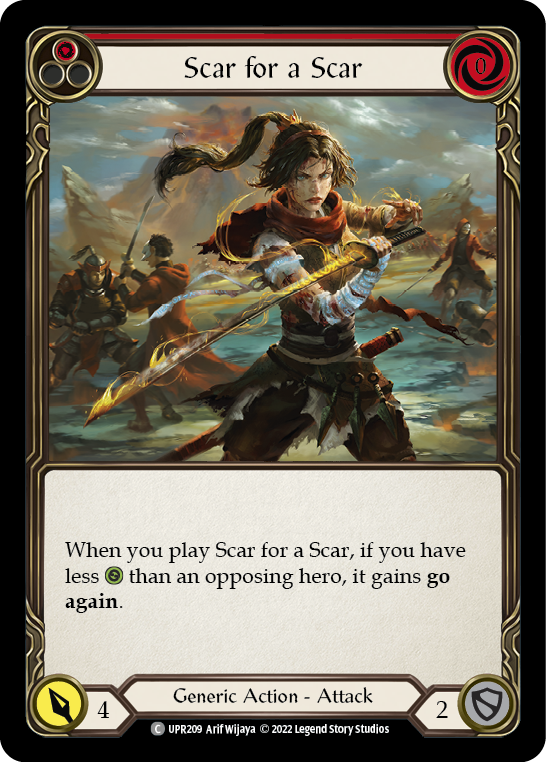 Scar for a Scar (Red) - Flesh and Blood TCG - MoxLand