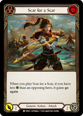 Scar for a Scar (Blue) - Flesh and Blood TCG - MoxLand