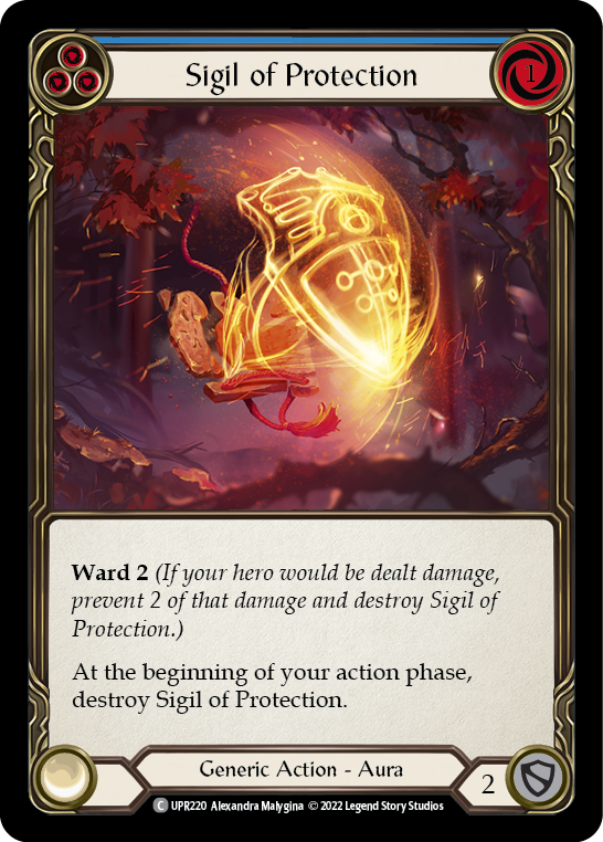 Sigil of Protection (Blue) - Flesh and Blood TCG - MoxLand