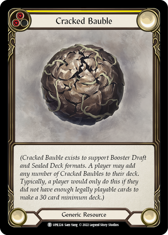 Cracked Bauble (Yellow) - Flesh and Blood TCG - MoxLand