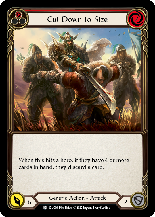 Cut Down to Size (Red) - Flesh and Blood TCG - MoxLand