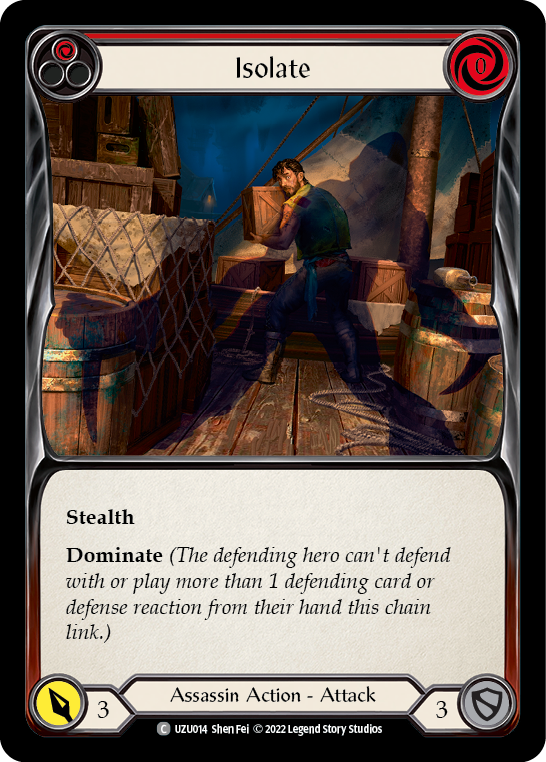 Isolate (Red) - Flesh and Blood TCG - MoxLand