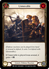 Unmovable (Blue) - Flesh and Blood TCG - MoxLand