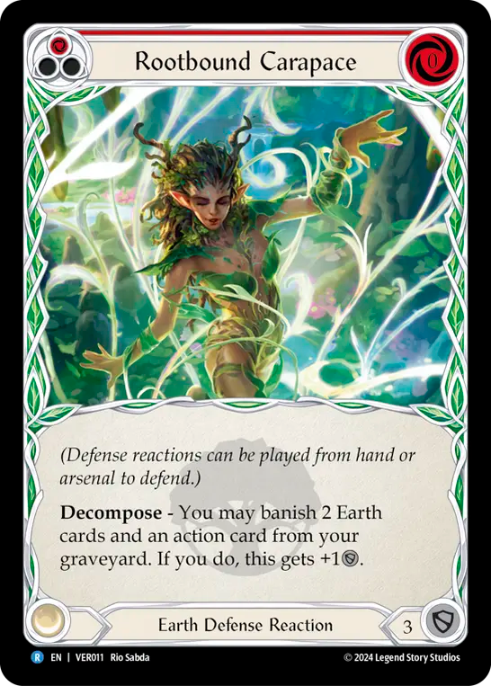 Rootbound Carapace (Red) - Flesh and Blood TCG - MoxLand