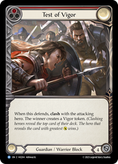 Test of Vigor (Red) - Flesh and Blood TCG - MoxLand