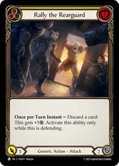 Rally the Rearguard (Yellow) - Flesh and Blood TCG - MoxLand