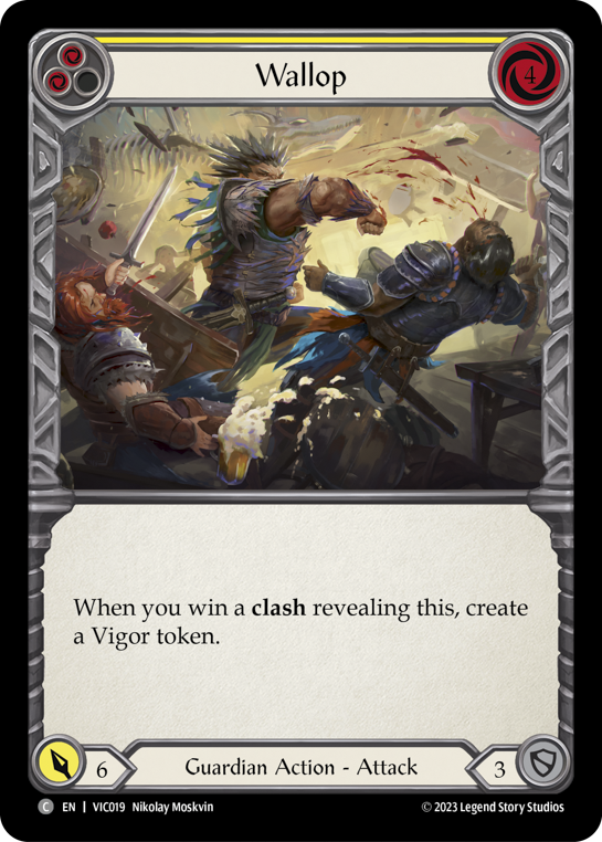 Wallop (Yellow) - Flesh and Blood TCG - MoxLand
