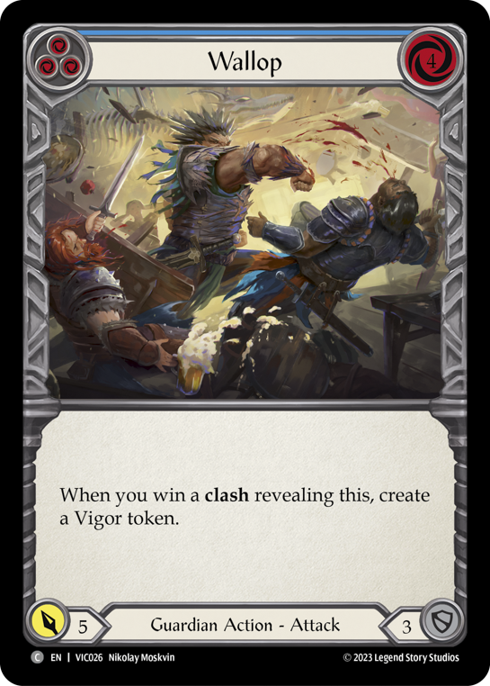 Wallop (Blue) - Flesh and Blood TCG - MoxLand