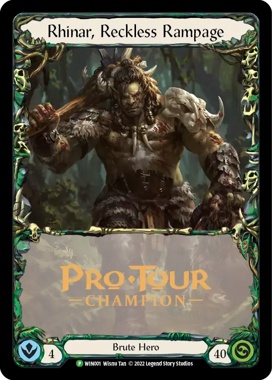 Rhinar, Reckless Rampage - Flesh and Blood TCG - MoxLand